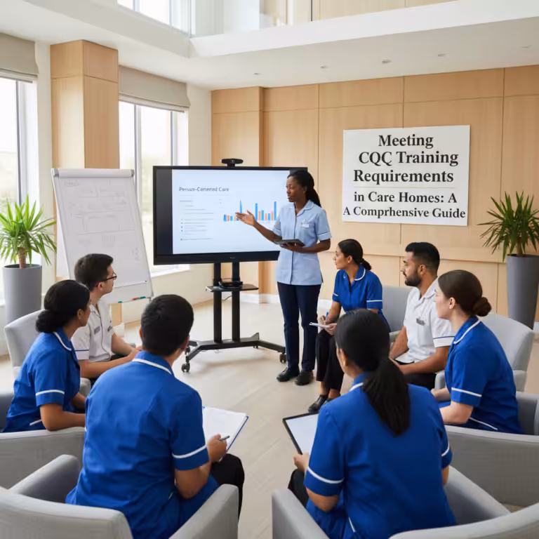 Meeting CQC Training Requirements in Care Homes: A Comprehensive Guide
