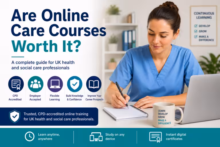 Are Online Care Courses Worth It? A Complete Guide for UK Health and Social Care Professionals